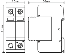 48VDC專用直流電源防雷器 CSHBFL-M75/**（10KA、2
