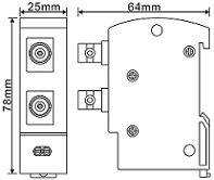 視頻信號(hào)線防雷器 CSHBFL-SV/***（單口、4口、8口