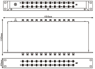 機(jī)架式視頻線信號(hào)防雷器 CSHBFL-SV/***（BNC、16
