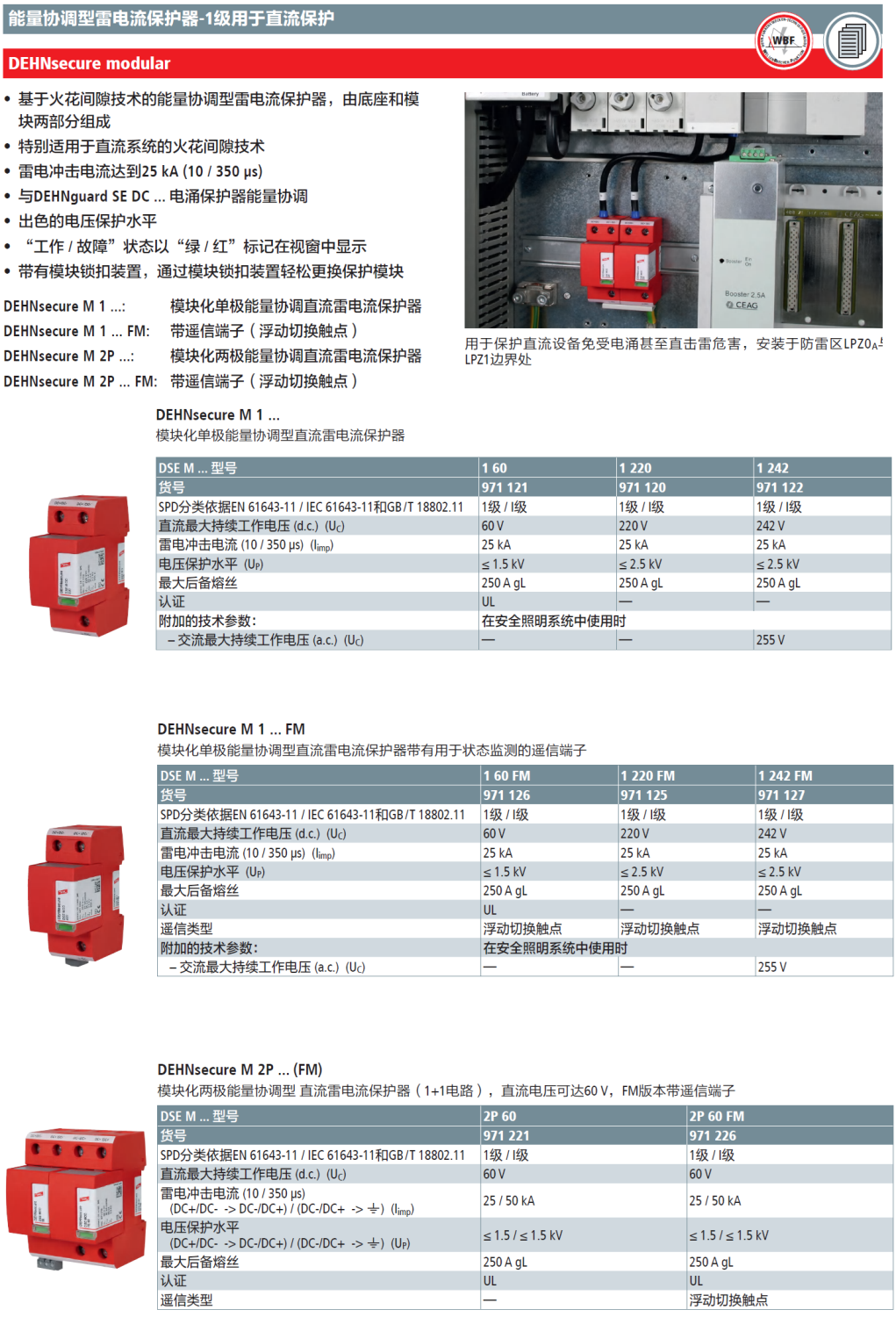 DSE M 1 60 FM：DEHN高效直流電流保護(hù)器，引領(lǐng)能量協(xié)調(diào)技術(shù)新潮流