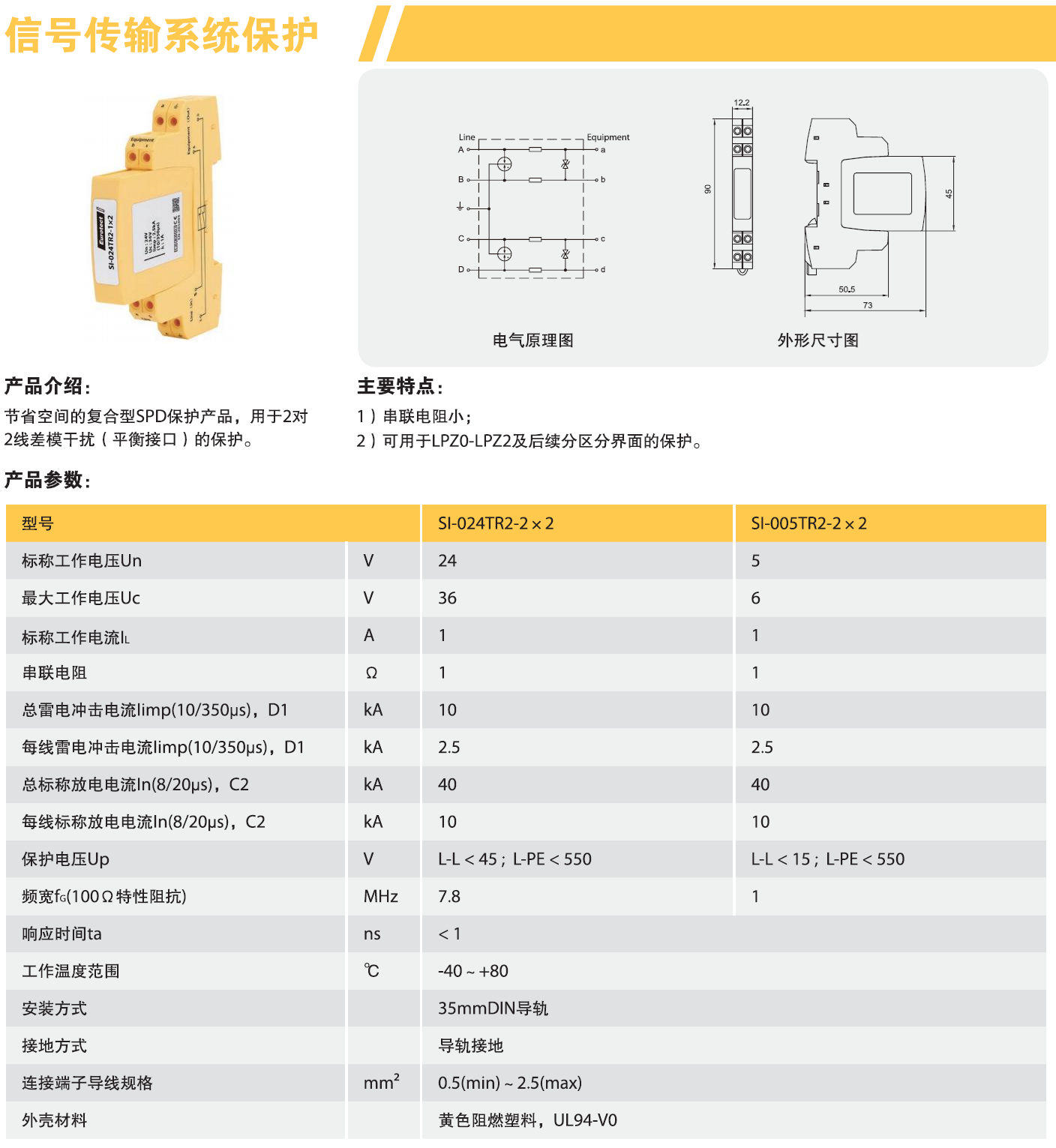 SI-024TR2-2x2，SI-005TR2-2x2