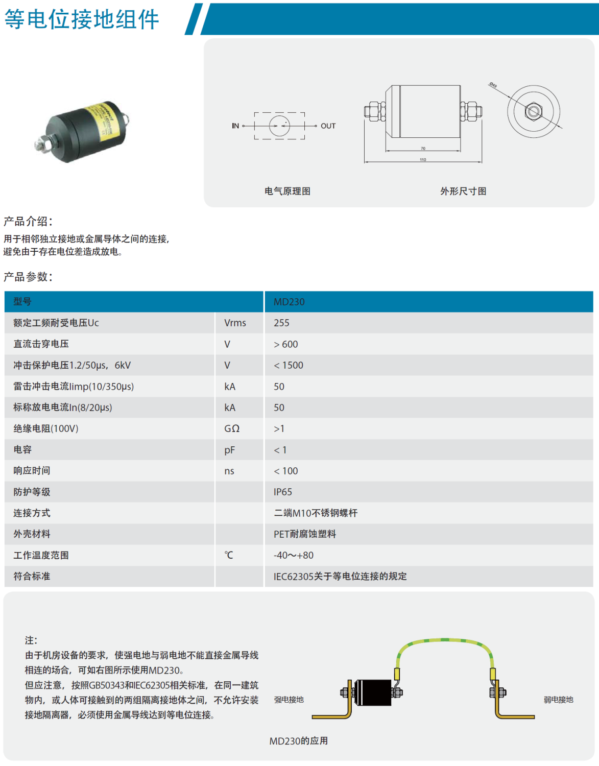 MD230 歐申等電位連接器：原理、應(yīng)用與安裝維護(hù)全