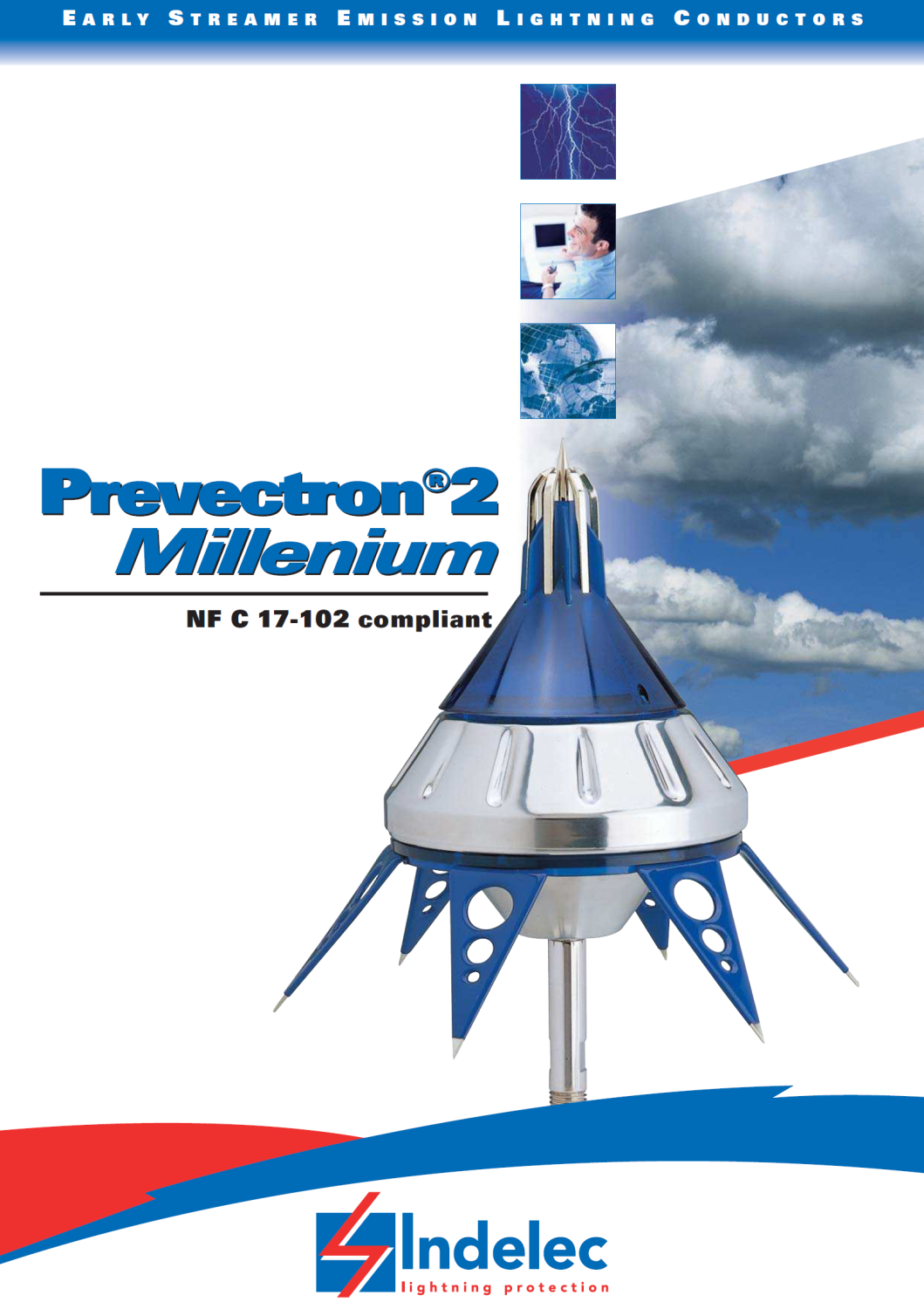 LNDELEC易敵雷提前放電避雷針（TS2.25、TS3.40、S